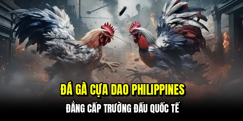 Đá gà cựa dao Philippines - Đẳng cấp trường đấu quốc tế