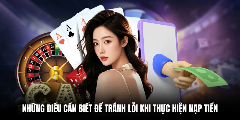 Những điều cần biết để tránh lỗi khi thực hiện nạp tiền